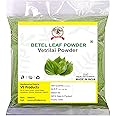 VS Products Betel Leaf Powder, 100g, Vetrilai, Banarasi Paan, Paan Leaf Powder, For Helpful in Reduces Bloating, Gut Inflammation, Improves Digestion (Pack of 2 x 50g)