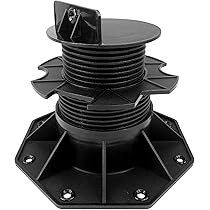 Piedini Regolabili 30-60mm Per Terrazze - 10 Pezzi, In Plastica, Per Legno E WPC - Foto 9