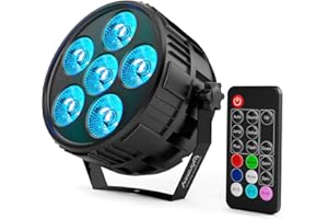 Audibax Montana 36 Mini RGBw 4 in 1 Foco Led Discoteca 36w + Mando