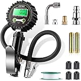 LOETAD Manometro Pressione Gomme Professionale, Manometro Digitale, Pistola Gonfiaggio Pneumatici 200 PSI Alta Precisione con