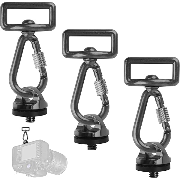 Connettore Per Cinghia Fotocamera - Adattatore Anello Sgancio Rapido | Protezione Antigraffio Per DSLR E Compatte - Foto 10