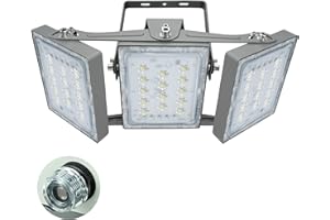 ‎STASUN STASUN LED Außenstrahler mit Tageslichtsensor, 90W LED Flutlicht, 8100 Lumen, Superhell LED Fluter, IP66 Wasserfest, 5000 K Tageslicht,mit 3 verstellbaren Köpfen für Garten, Garage