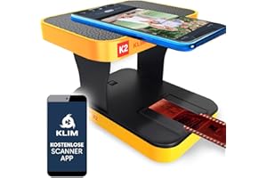 ‎KLIM KLIM K2 Mobile Film Scanner 35mm + NEU + Positiv- & Negativ- Dia Scanner + Fotoscanner zum digitalisieren + Diascanner + Deine eigene Entwicklungsstation zu Hause + Dias selbst digitalisieren