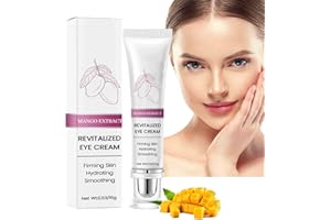 ORGRUL 1 sérum Eyelift 15 g - Crème revitalisante pour les yeux à la mangue - Crème réparatrice à l'acide hyaluronique - Sac réparateur de cercles sombres - Crème anti-rides pour les yeux - Crème