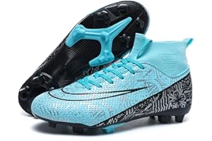 BAODLE FG/AG Chaussures de football pour enfant garçon Chaussures d'entraînement professionnelles à pointe TF pour homme