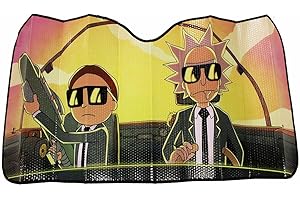 RICK AND MORTY Run The Jewels Accordion Auto Sunshade Accessory