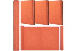 CRASPIRE 130 x 30cm Linen Book Cloth Coral Red for Book Binding A4-A8 Fabric Surface Paper Backed Bookcover Books Album Scrapbooking Archival DIY Covering Protector Bookcloth Bookbinding Supplies