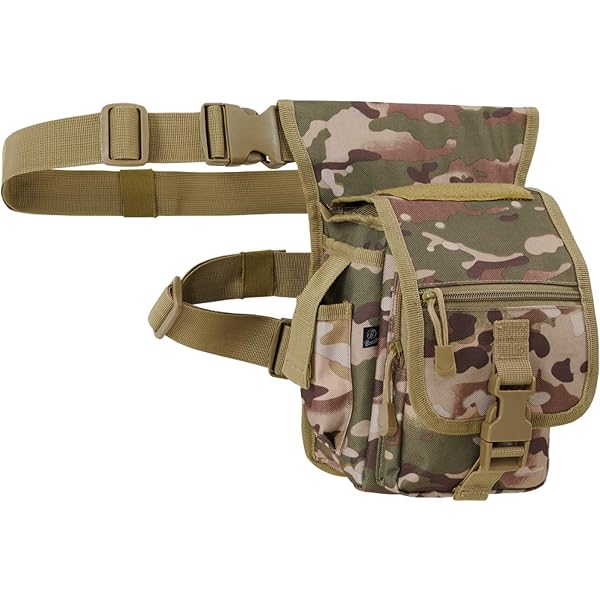 Brandit Molle Leg Panel - taktisch, 5x5 Molle, Klettfläche - outdoorfa