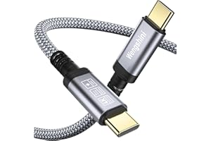 Wengshini USB C auf USB C Kabel 2M,240W/20Gbps USB C 3.2 Gen2 x 2 Datenkabel, 4K@60HZVideoübertragung Videoübertragung für Laptop, Handy, Steam Deck, Tablet, SSD, Monitor usw.