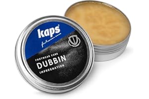 Kaps Quality Shoe Dubbin Wax, Nourishment And Waterproofing For Leather, Dubbin (Transparent, 50ml)