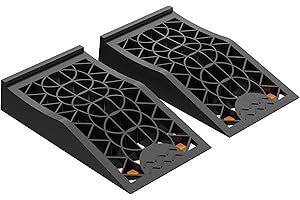 Wiltec Rampe d’accès Extra Plate 3 Tonnes 2 Pièces en Plastique Dispositif Véhicules Lourds