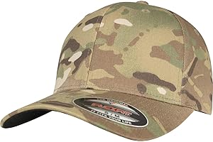 ‎FLEXFIT Flexfit Unisex Multicam Cap, Damen und Herren Kappe, erhältlich in 5 Farben, Größen S/M - L/XL