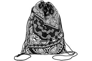 PREMYO Sac à Dos Sport à Cordon - Sac de Gym École Collège Femme Fille - Léger Pratique à Vélo Impression