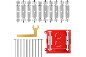 DOMEILLEUR jtxqy Cassette Screws Support Rod Kit, Cassette Repairer, Switch Socket Cassette Screws Support Rod Wall Mount Switch Box Repair Electrical Accessories Tool