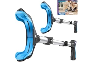 ‎KEKOY KEKOY Greifer für Senioren Testsieger 110cm Robuste Aluminium, Müllzange Greifzange Profi, Extra Langer Greifarm, Faltbare Greifer für Menschen mit Magnetspitzen(2 Stück Eisblau)