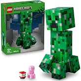 LEGO Minecraft Creeper 21276 - Video Oyunu Seven 10 Yaş ve &Uuml;zeri &Ccedil;ocuklar i&ccedil;in Yaratıcı Aksiyon Fig&uuml;r&uuml; Yapım Seti, Doğum G&uuml;n&uuml;