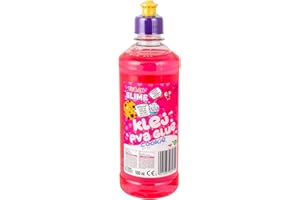 TUBAN Duftender PVA-Kleber 500 ml – Perfekt zur Herstellung von Slime – Unglaublicher Duft und Farbe – Papierkleber zum Spielen – Für Papier und Karton - Mit Keksduft – Rosa