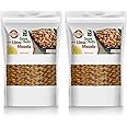 Eat Soya SOYA Nuts Healthy Roasted Namkeen and Snacks Crunchy and Tasty, Delicious l Diet Food l Keto Snacks l Healthy Snacks l Lime Masala 200g (Pack of 2,400g)