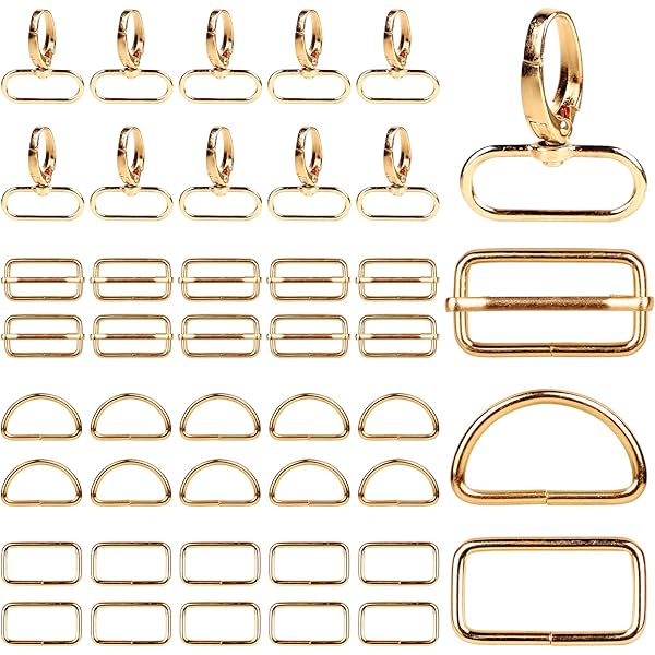 20-50 mm zilveren metalen lus Lanyard D-ring Slide Adjuster portemonnee D gespen halsband hardware riem singelband tas harnas gesp lederen vinden - België