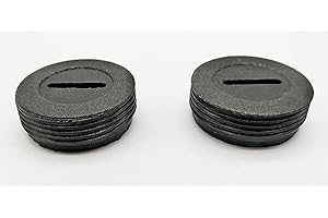 KRAFTFELD 1 paio di tappi per carboni motore 12,13,14,15,16,17,18,20,22 mm spazzole copertura vite tappo di chiusura (20 x 7 mm)