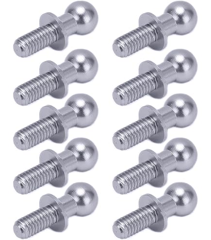 QUARKZMAN M2 2x19mm Leva Sterzo Collegamento Cravatta Asta Estremità x 10pz Esterno Regolazione Sfera Testa Estremità Regolatore Plastica Universale per RC Robot Sterzo Sistema