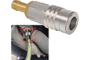 SUNLUWAY Quick Fit Radiator Adapter for 9996049 Coolant Drain Hose Compatible with Volvo & Mack Trucks and Bus, for Scania 4/5 Series