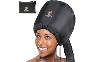 BEAUTÉ SEOUL BEAUT'E SEOUL Bonnet Hood Hair Dryer Cap, Adjustable Hooded Bonnet for Handheld Blow Dryer, Steamer for Deep Conditioning, Styling & Curling – Fits All Head Sizes