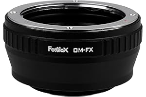 Fotodiox Adapter mocowania obiektywu kompatybilny z obiektywami Olympus Zuiko (OM) 35 mm do lustrzanek jednoobiektywowych w aparatach Fuji X-Mount