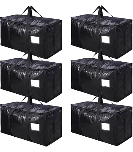 Lot De 3 Grands Sacs De Déménagement 90L Impermeables - Rangement Vêtements Et Objets