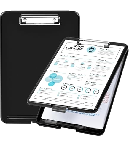 Verpleegklembord Opvouwbaar Medisch Klembord: Metalen Vouwen Verpleegster Klembord met Verpleegkundige Editie Cheat Sheets Zakformaat Opvouwbare Klemborden voor Verpleegkundigen Klinische Clip Board