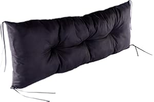 4myBaby GmbH Best for Garden Coussin d'assise pour banc 2 personnes 120 x 40 x 13-16 cm dans de nombreuses couleurs (anthracite)