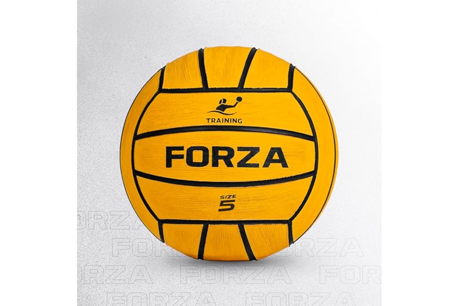 FORZA Water Polo Training Ball | Durable & Impact Resistant Ball with Grip+ Technology - Suitable for All Ages