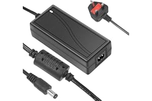 INEEDU 12V 5A Power Supply 60W Adapter Conventer, AC to DC Power Supply, AC/DC Driver Transformer 5.5mm x 2.1mm 5.5x2.1 Jack Wall Plug for LED Strip Lights, Router, CCTV Camera, ADSL Cats