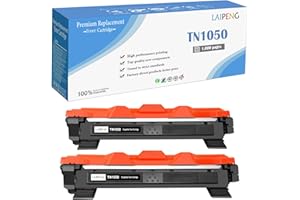LAIPENG TN-1050 TN1050 Cartuccia Toner Compatibile per Brother DCP-1510 DCP-1512 DCP-1512A DCP-1610W DCP-1612W DCP-1612WE HL-1110 HL-1112 HL-1112A HL-1210W HL-1212W MFC-1810 MFC-1910W Stampanti (2BK)