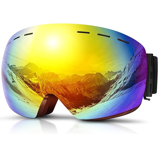 Produktbild von Yeerain Skibrille Unisex - OTG Design Für Brillenträger Mit Anti Fog