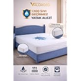 Valoroso Tekstil Fitted Full Kenar Su Sıvı Ge&ccedil;irmez Yatak Koruyucu Alez &ndash; 100x200 / 120x200 / 160x200 / 180x200 cm / 200x200 