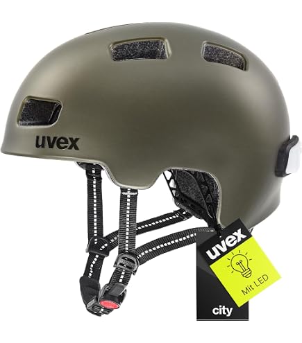 uvex hlmt 5 Bike pro Chrome Fahrradhelm, Gunmetal Chrome, 55-58 cm Sport & Freizeit