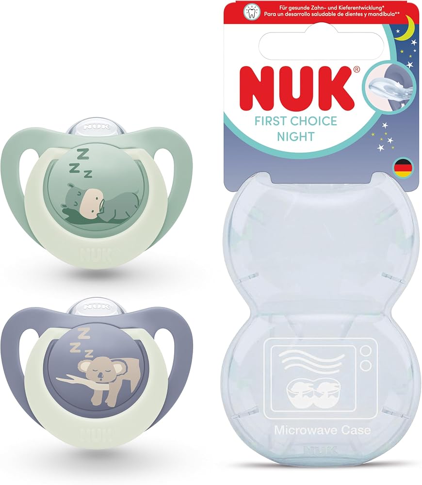 NUK FC Night 2'li Gece Emzik, 18-36 ay, Hipo/Koala