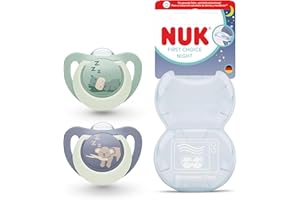 NUK Sucette First Choice Night Baby, 18-36 mois