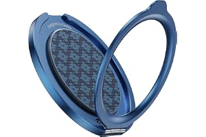 BENKS Magnetisk telefonring för MagSafe-stöd och 2-i-1 grepp, 360° rotation, 180° stöd, kevlarring med rem, ergonomiskt handt