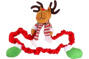 jojofuny Copertura elastica per computer di Natale per computer portatile, copertura per computer, decorazione Xmas casa, ufficio, computer, decorazione per schermo LCD, renna