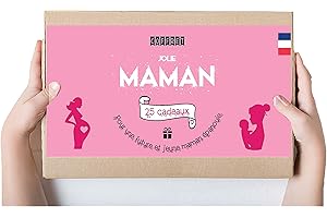 CALENDRIER EVENEMENT Coffret Cadeaux jeune et future MAMAN 25 Surprises - IDEE Cadeau de GROSSESSE et NAISSANCE Femme