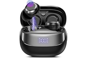 DUSONLAP Cuffie Bluetooth, Mini Auricolari Bluetooth 5.4 con Stereo HiFi Immersivo, 47 Ore Cuffie per Dormire In Ear con Cancellazione Rumore, Modalità di Sospensione, IPX7 Impermeabile, Display LED