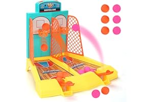 Beria Toys for Kids 3-8 Year Old: Basketball Tabletop Sports Toy for Kids Gifts for Boys Age 3 4 5 6 7 8 Birthday Presents for Toddler Desktop Arcade Shooting Indoor Basketball Games Toy Double Player