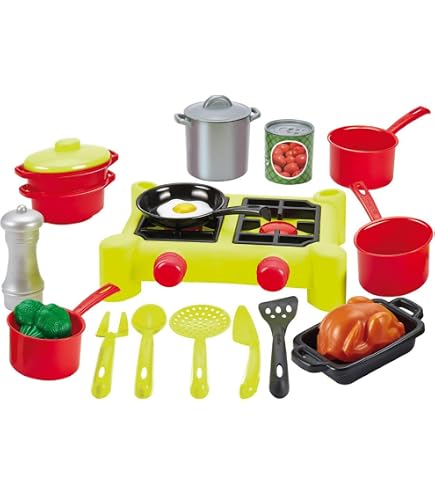 Jouets Ecoiffier - Coffret Salade Composée Avec Essoreuse Fonctionnelle Et Légumes - Dès 18 Mois - Fabriqué En France