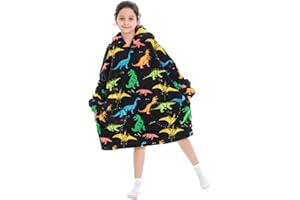 PTERYGOID Kids Oversized Blanket Hoodie, Hooded Blanket Kids for Girls Boys,Hoodie Blanket with Pocket for Children Teen