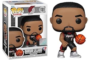 Funko POP! NBA: Blazers - Damian Lillard - (White Jersey) - Vinyl-Sammelfigur - Geschenkidee - Offizielle Handelswaren - Spielzeug Für Kinder und Erwachsene - Sports Fans - Modellfigur Für Sammler