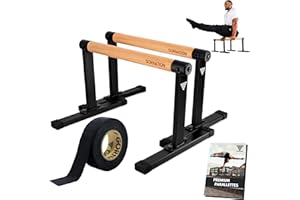 GORNATION Barras Paralelas de Calistenia, Parallettes para Handstand, Flexiones, Vertical, Push Up Bars para Ejercicios de Gimnasio en Casa y Outdoor, Soporte para Flexiones