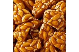 BENTLEY & ACKERMAN Peanut Brittle Sweets -1kg - Retro Peanut Brittle Assorted Sweets Pick and Mix for Sharing, Gifts, and Parties, 1 Kilo Bulk Bag.