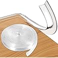 Tables Corner Guards Child Safety, Soft Silicone Bumper Strip Furniture Clear Toddler Edge Protectors Baby Proofing 20ft(6m)